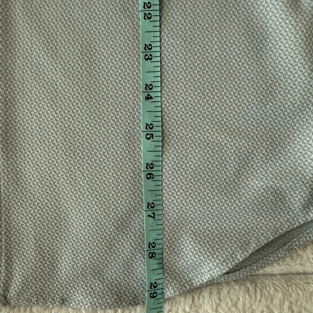 Murano Slim Fit Performance Light Gray Casual Button Down Shirt Size L - Picture 4 of 8